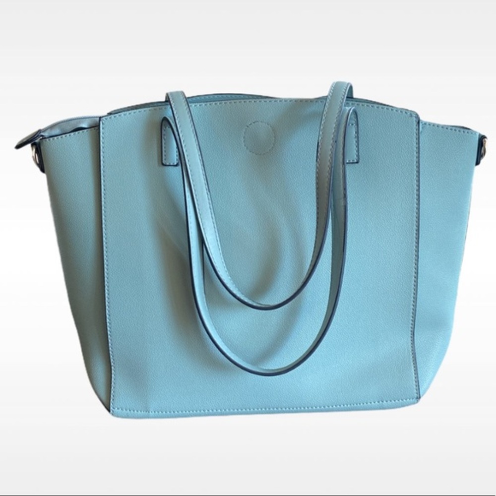 La Terre Fashion Light Blue Shoulder Bag/Purse - Picture 2 of 8